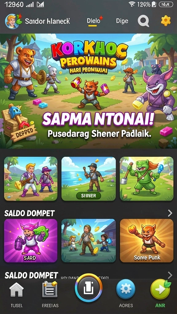 5zk - Screenshot menunjukkan karakter utama dalam aksi strategis.