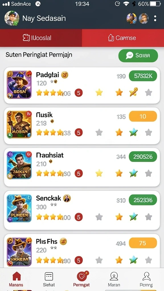 98spin - Tampilan antarmuka yang ramah pengguna.