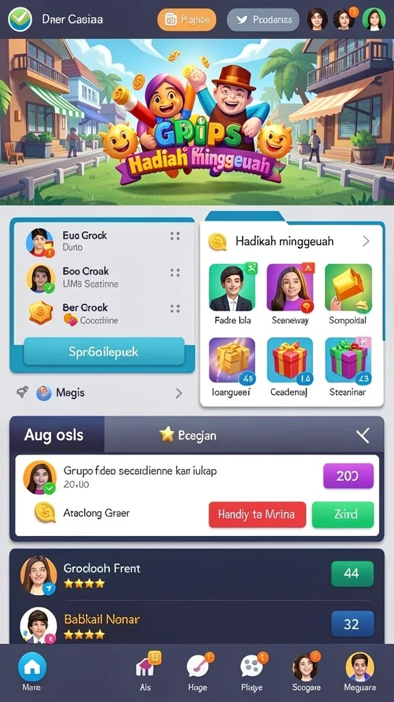 e88 - Tampilan grafis yang memukau dan warna cerah.