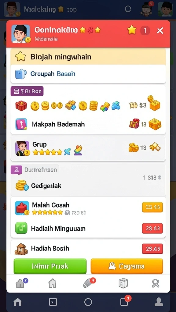 in88 - Tampilan awal aplikasi IN88 yang menarik dan user-friendly.