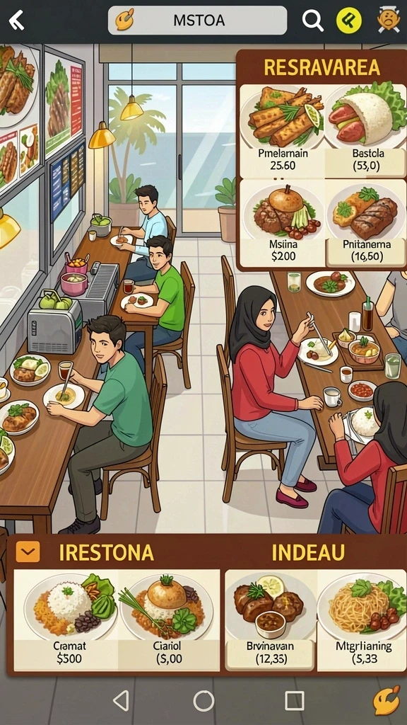 rejeki - Tangkapan layar menggambarkan interaksi antara pemain dalam game.
